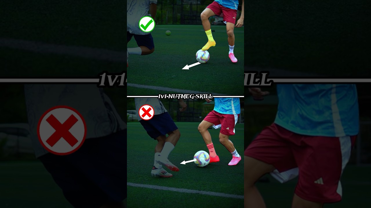 1v1 NUTMEG SKILL TUTORIAL ⚽️.