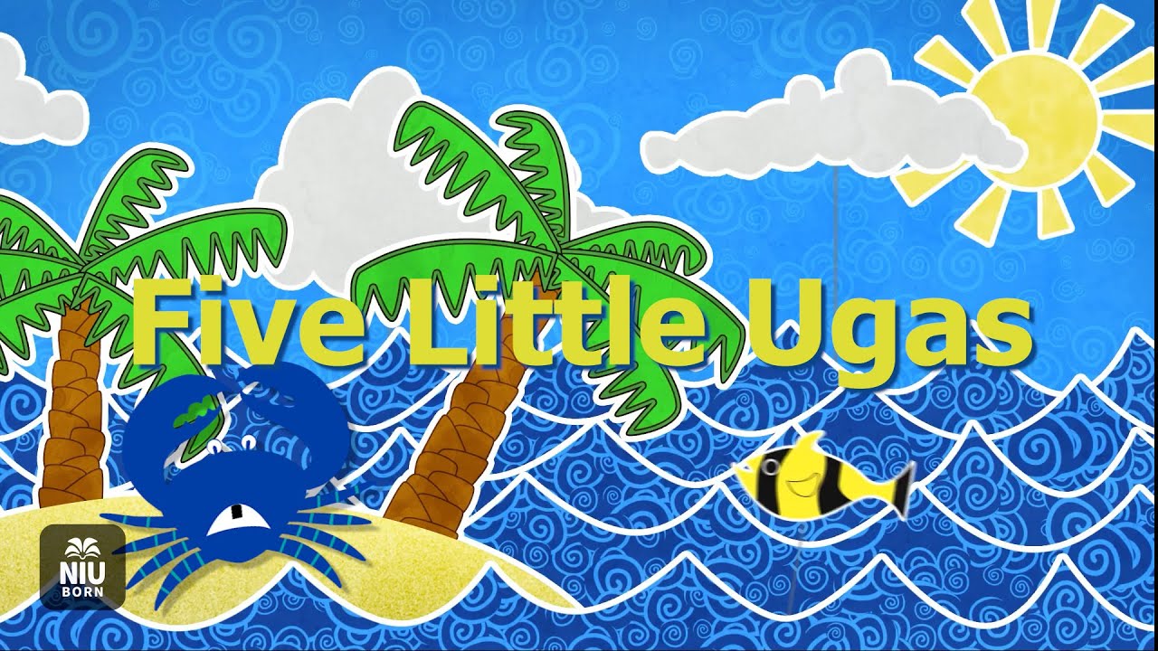 Five Little Ugas Climbing Up The Tree | Niue | Nursery Rhymes | Kids Songs