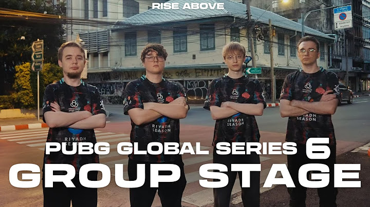 The last PUBG Global Series of the year l PGS 6