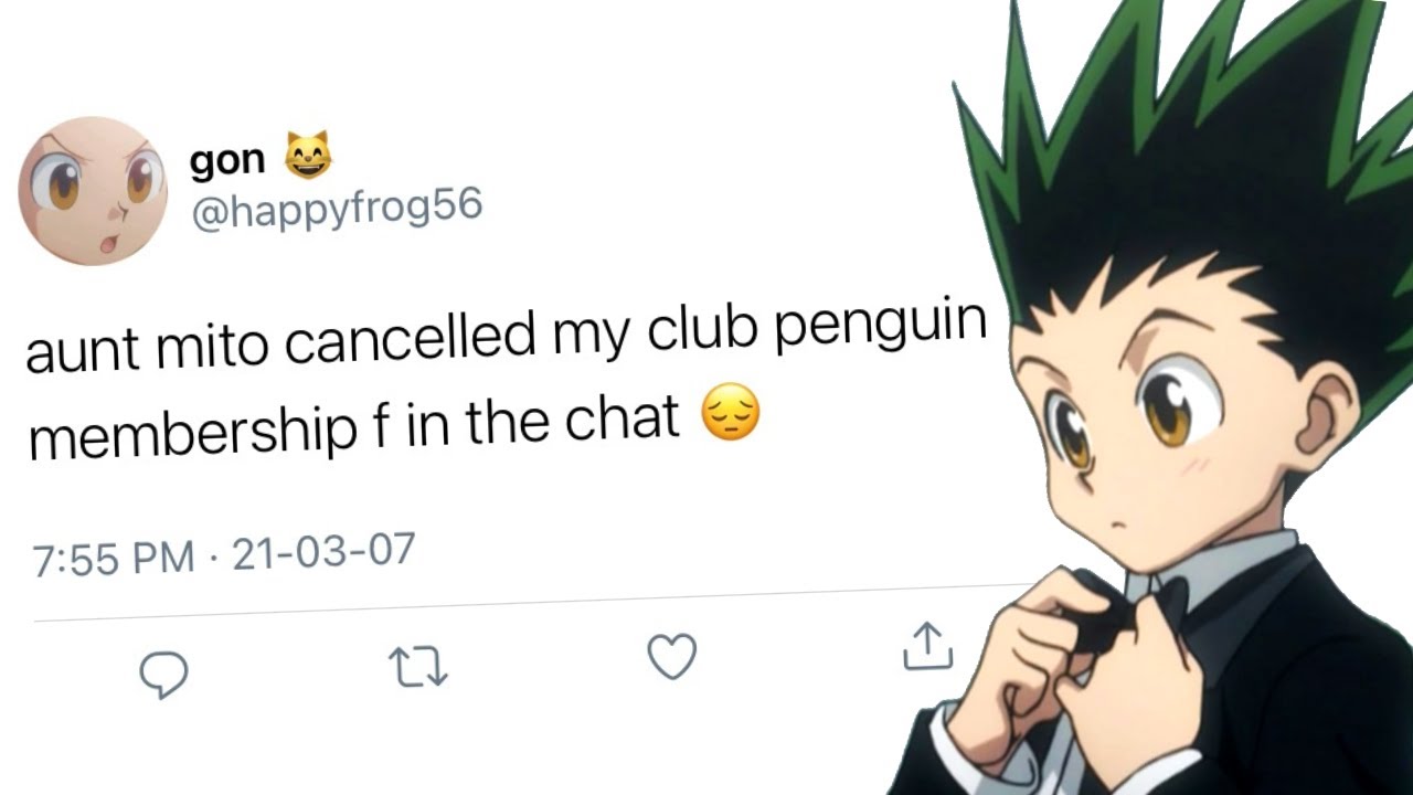 If hxh characters had twitter 2