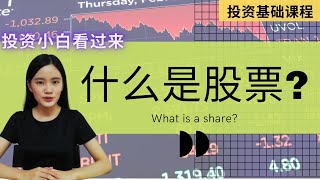 【投资基础课程】 第一课 || 什么是股票?