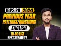 IBPS PO 2024 | PREVIOUS YEAR ENGLISH MEMORY BASED QUESTIONS | ENGLISH BY VARUN CHITRA SIR