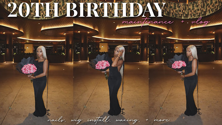 MY 20TH BIRTHDAY VLOG ♡ | maintenance + vlog | wig install, nails, bts photoshoot, + more