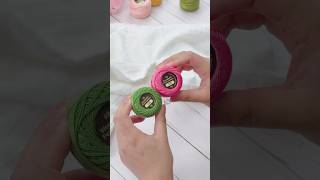 Decorating buttons with WonderFils Eleganza 8wt. threads ❤️