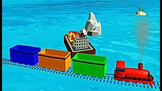 Island Train Cargo Transport Simulator 2018 - Level 5 and Level 6 screenshot 4