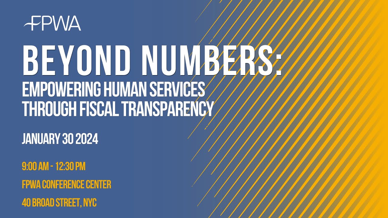 Beyond Numbers: Empowering Human Services Through Fiscal Transparency ...