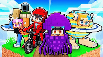 Surviving One SECRET BRAINROT Block in Minecraft…