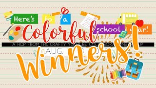π Hereβs to a Colorful School Year Hop Winners!
#OnAStampage #winner #giveaway
Thank you for stopping by for this winner announcement! Congratulations to all who won! Please email Mynn at onastampage@gmail.com within 7 days to claim your prizes!
I would love for you to like, comment, and subscribe if you have the time, too! If you intend to leave unkind comments, please just move along your way so that we can all enjoy our day! :D
You can find more from me on Social Media here:
Blogger http://mynnettekitchenonastampage.blo...
Instagram https://www.instagram.com/stamping_mynn/
Pinterest https://www.pinterest.com/mynnettek/
Twitter https://twitter.com/stamping_mynn π Hereβs to a Colorful School Year Hop Winners!