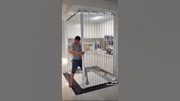 Vách ngăn lạnh trong suốt xếp gọn cao cấp tiện ích không gian sống của bạn