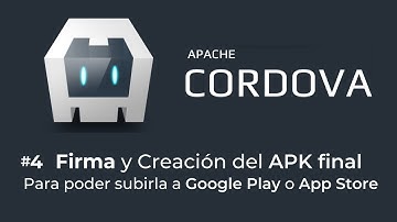 4. Cómo FIRMAR y CREAR de una app híbrida (fichero APK FINAL) 💡 con Apache CORDOVA  ✅