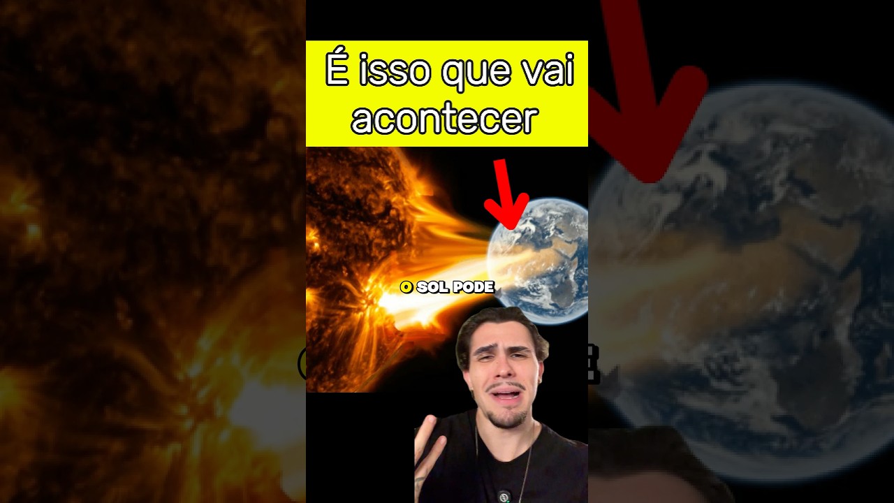 a TEMPESTADE SOLAR que pode nos DESTRUIR!! ☀️😱 #curiosidades #fatoscuriosos #astronomia