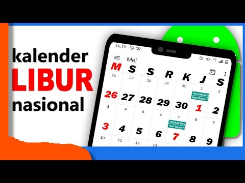 Cara menambahkan hari libur nasional di kalender android secara otomatis