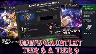 Odin&#39;s Gauntlet Tier 8 and Tier 9 Gameplay [Marvel Contest of Champions]