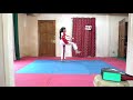 2020 Online MILO Taekwondo Poomsae Championship | Eesha Cunanan | Freekicking