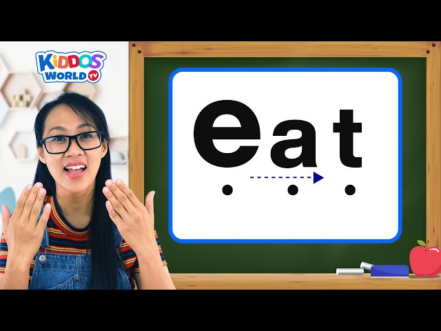 Teaching Kids How to Read  Easy 3 - Letter Words - Learning the Letter Phonic Sounds class=