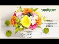 【100均DIY 母の日】可愛い！華やかなパリ風！フラワーアレンジメント・Flower arrangement・插花・꽃꽂이
