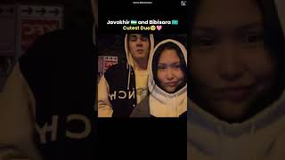 Javokhir & Bibisara Cutest Chess Duo🥹🩷 #chess #javokhirsindarov #sindarov #chessplayer #trending