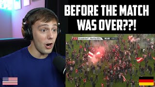 American Reacts to German Football Fans Storming the Field!