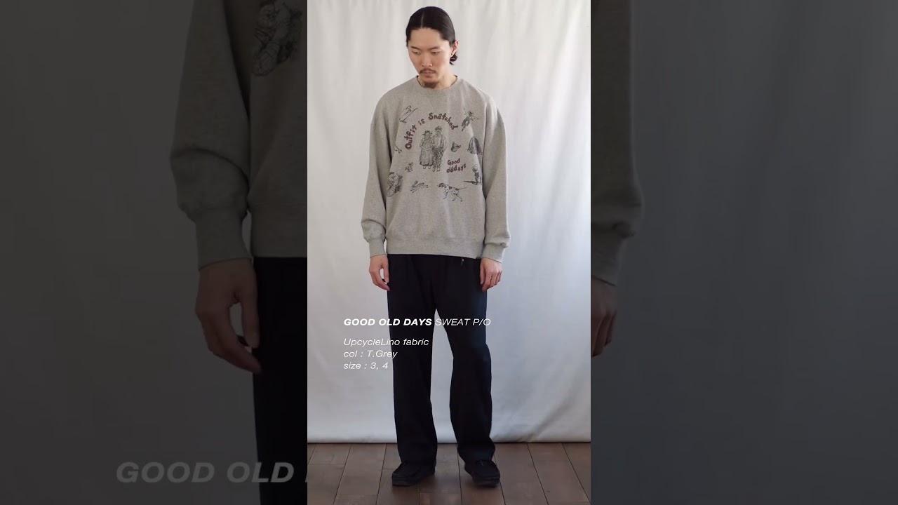 CONFECT UpcycleLino Good old days スウェット