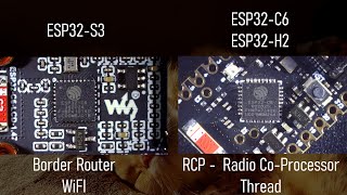 2 ways to create an OpenThread Border Router on esp32c6 - USB dongle or separate WiFi.
