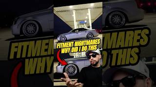 this fitment is not it #carcommunity #stance #carshow #streetracing #modifiedcars