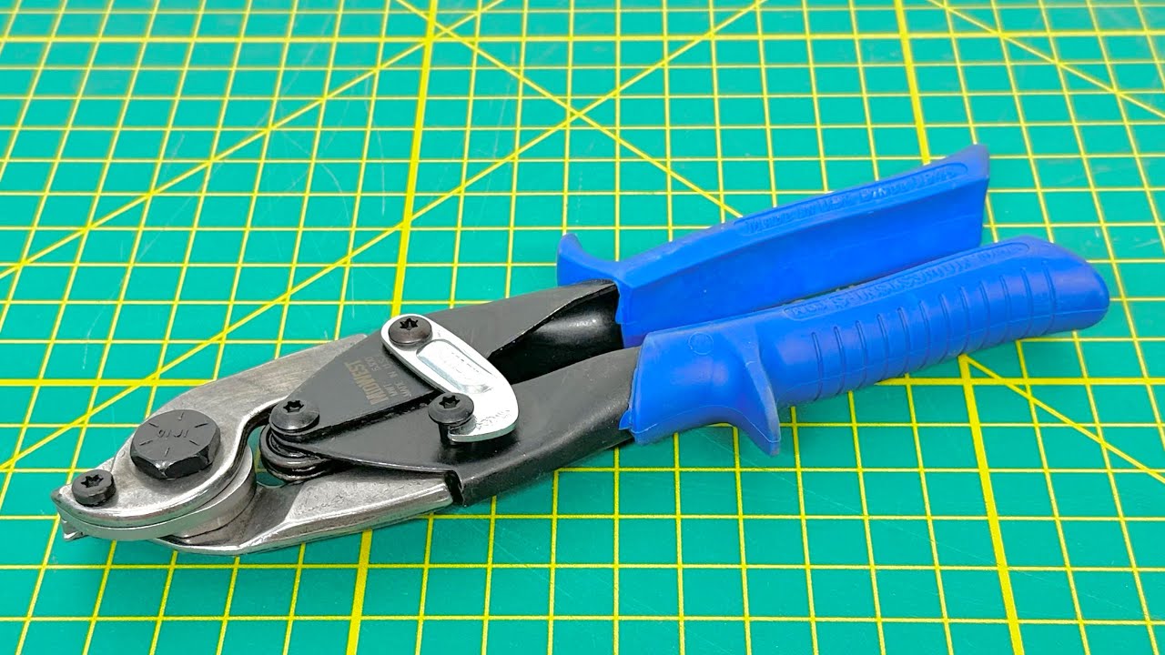 Midwest MWT-6300 Compound Leverage Cable Cutter – 9" Tool For Wire Rope, Spring Steel & Mild Steel Rod