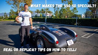 What Makes the Porsche 550 Spyder So Special?! Some Tips on How to Spot The Real Thing!
