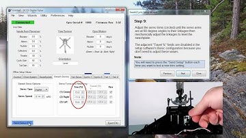 SK 720 Swash and Cyclic Setup Wizard Walkthrough