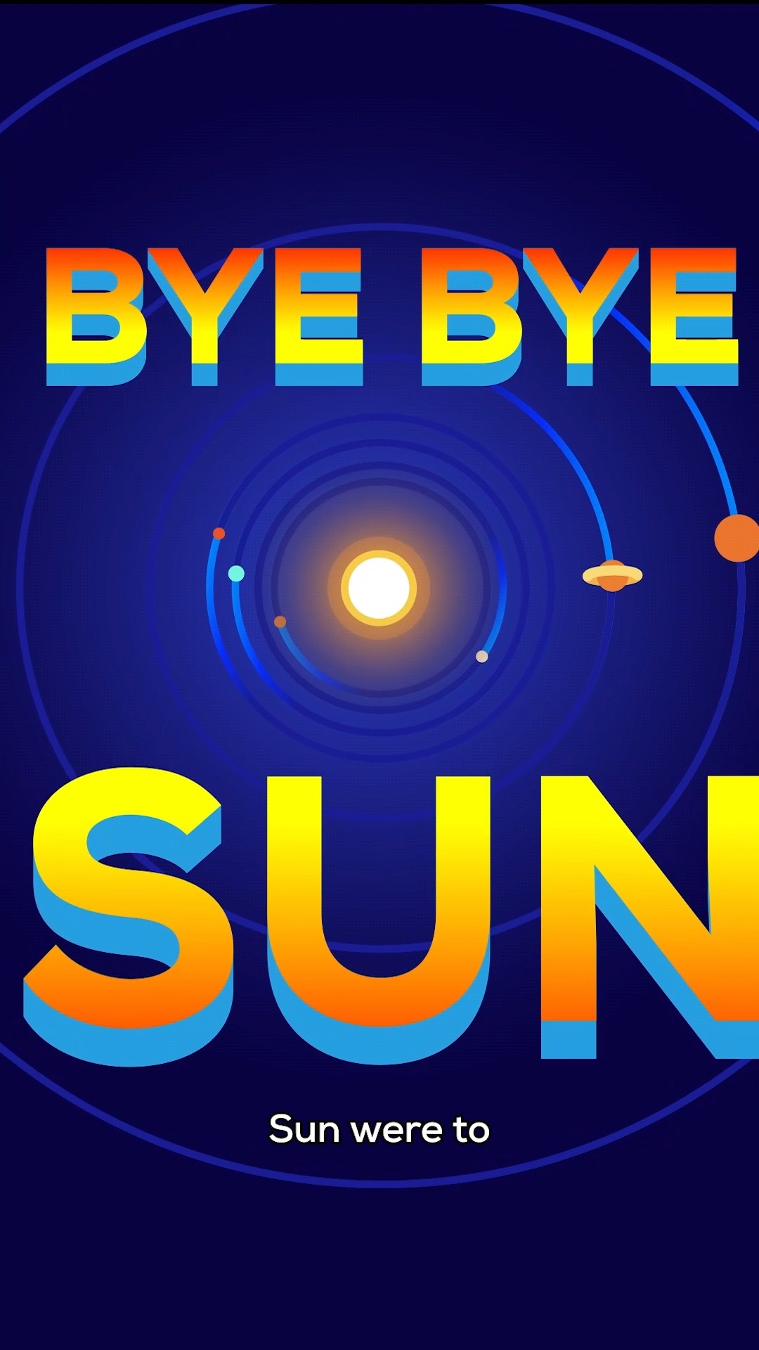What If Our Sun Disappeared? #kurzgesagt #shorts