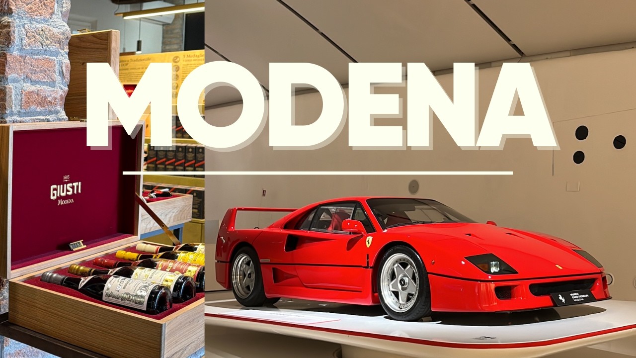 🇮🇹 미식과 슈퍼카의 도시, 모데나 당일치기 | 페라리 박물관 | 세계 10대 레스토랑 | 미슐랭 3스타