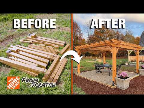 How to Build a Backyard Pergola From Scratch | From Scratch with @epicgardening Ep. 6