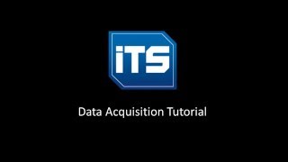 iTS Data Acquisition Tutorial