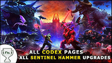 Doom Eternal - The Ancient Gods DLC Part 2 - All Codex Pages & All Hammer Upgrades Locations