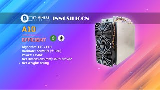 Innosilicon A10 PRO 7G 720M ETH/ETC Miner #crypto #ethereum #cryptomining #btminers
