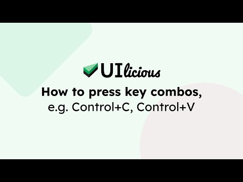How to press key combos, for example to copy-paste text | UIlicious Test Automation Tutorial