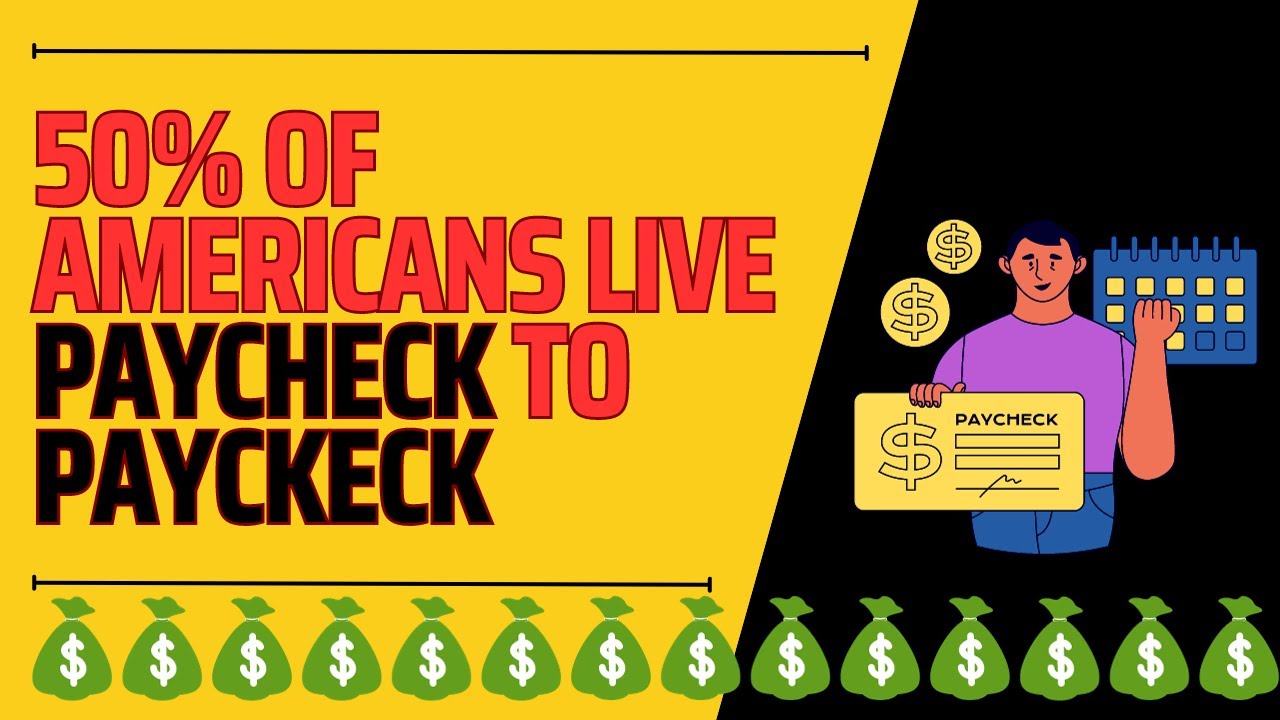 50 Of Americans Are Living Paycheck To Paycheck YouTube 50 of americans are living paycheck to paycheck youtube