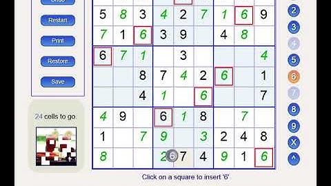 solving Sudoku in Sudoku kingdom website