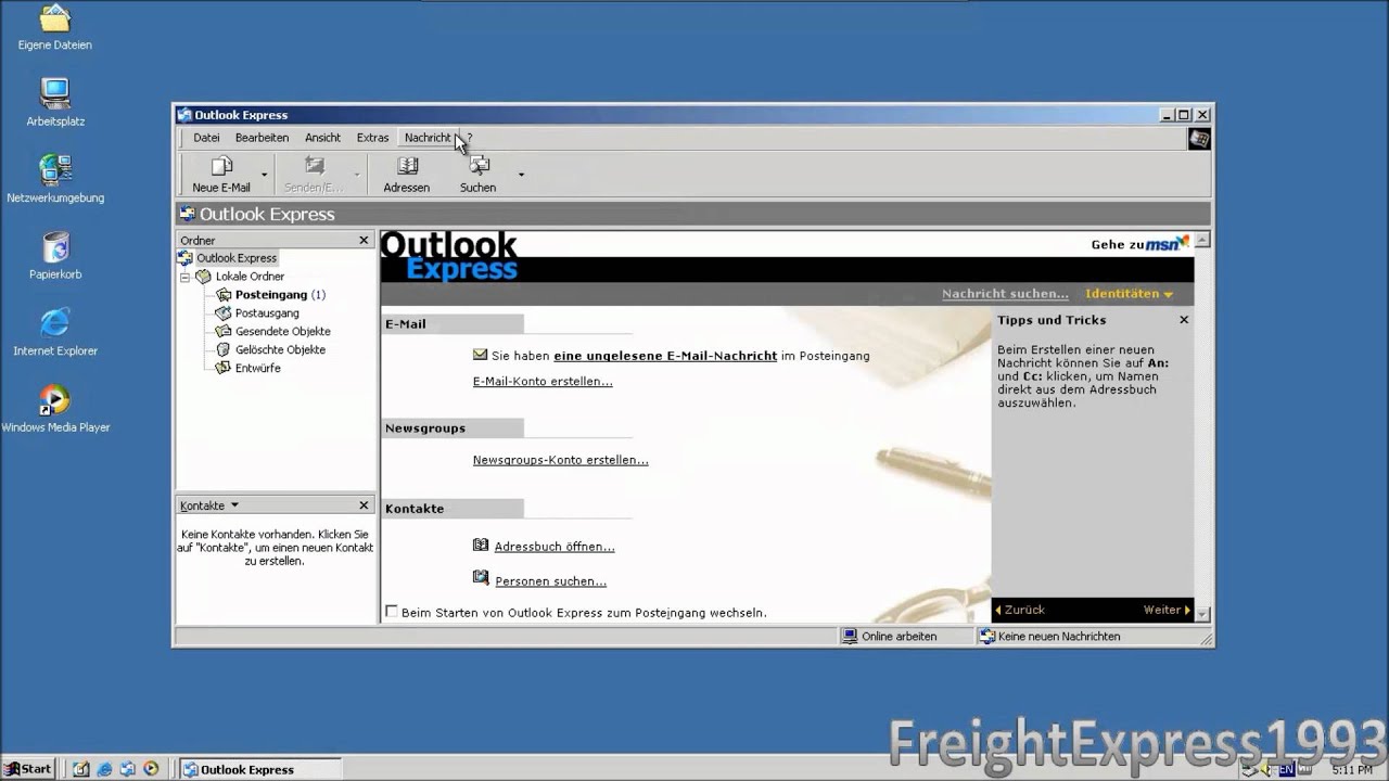 Windows NT 5.0 Workstation EUR (Euro Edition) in VM-Ware Player