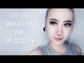 Easy eye makeup look for any occasion  niken nicula