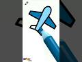 Learn To Draw An Airplane تعلم رسم الطائرة 