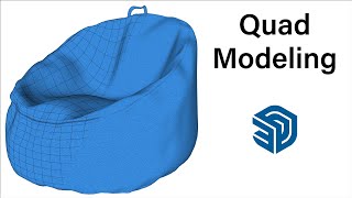 Bean Bag Chair Modeling In SketchUp