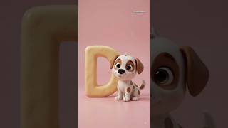 D for Dog| ABCD | Learn Alphabet with me 🌈✨