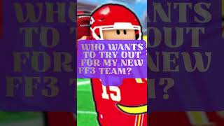 How to Dominate as a Team Captain in FF3! 🤫🏈 (No Key Script Layout) #roblox #nfl #ff3 #gaming