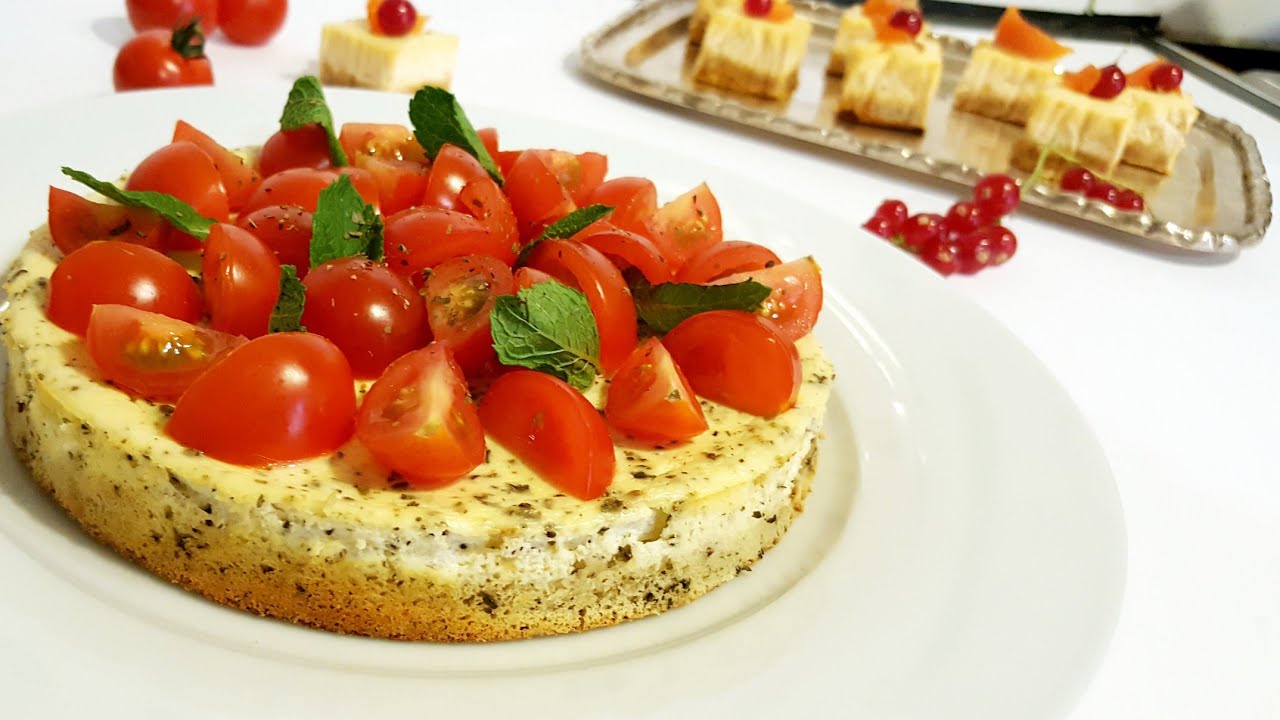 تشيزكيك مالح قمة الروعة والمذاق..  cheesecake sale #اكلات_صيفية