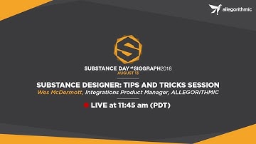 Substance Designer: tips and tricks session | Adobe Substance 3D