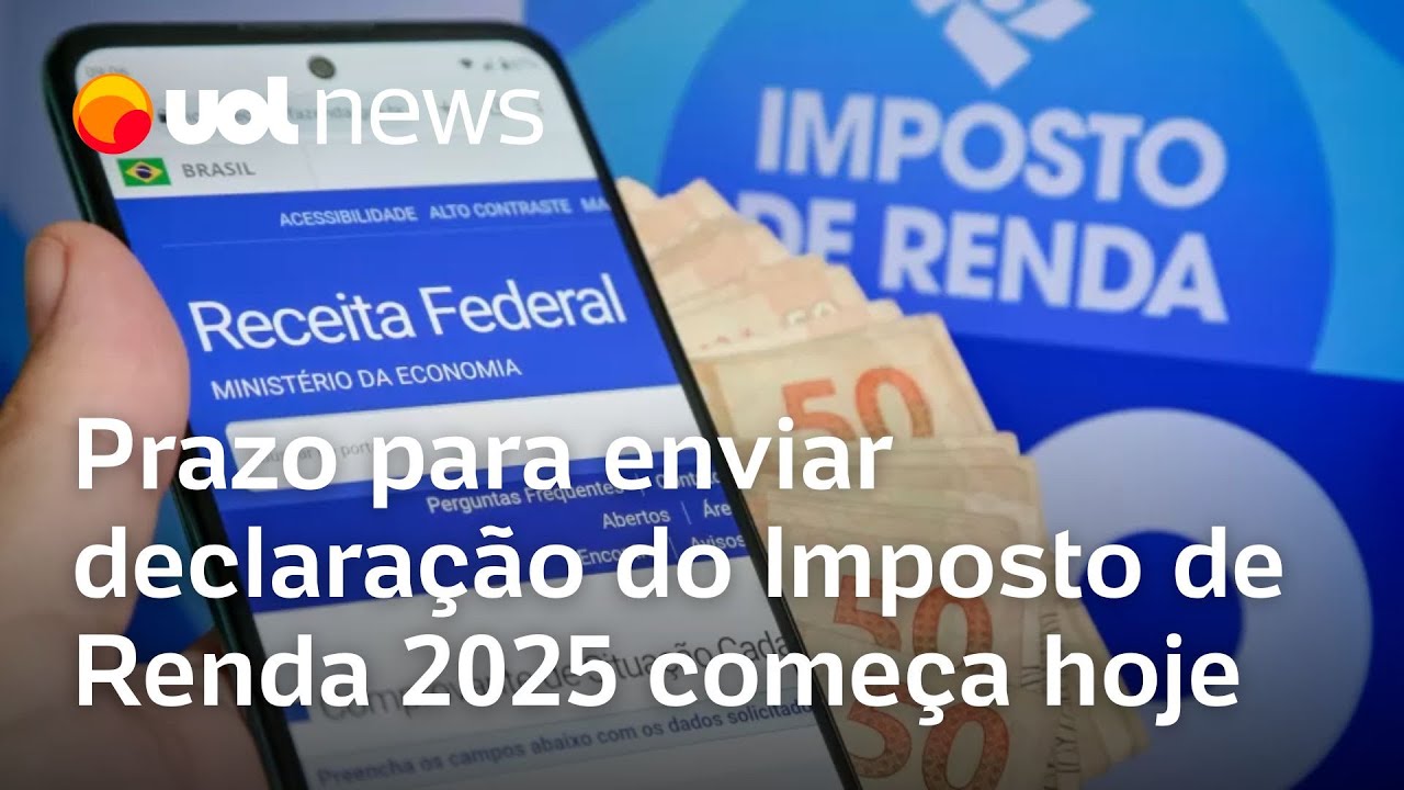 Imposto de Renda 2025: Receita Federal libera hoje declaração pré ...