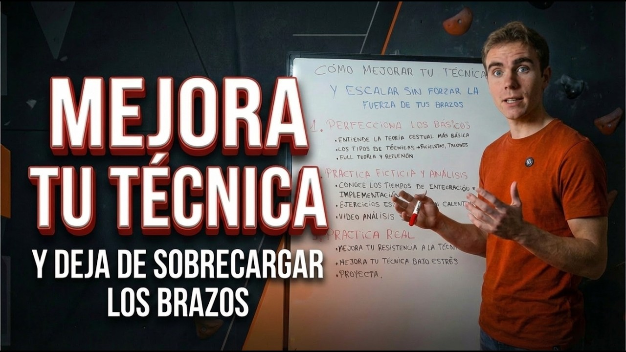 Cómo mejorar tu técnica de escalada paso a paso
