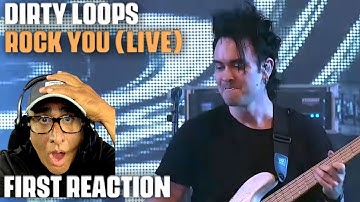 Musician/Producer Reacts to "Rock You" (LIVE) by Dirty Loops (feat. Lari Basilio)