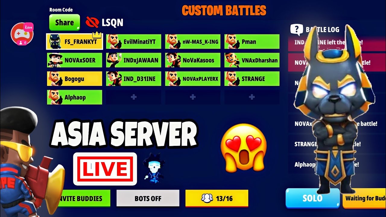 Battlelands Royale season 14 ASIA SERVER CUSTOM LIVE ( FRANK IS LIVE 😎 )