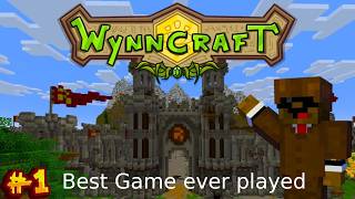 My first time playing minecraft wynncraft